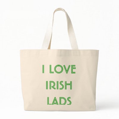 I LOVE IRISH LADS CANVAS BAGS by angela65