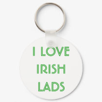 I LOVE IRISH LADS keychains