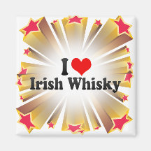 I Love Irish Whisky Fridge Magnets