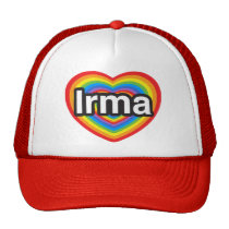 I love Irma. I love you Irma. Heart hats