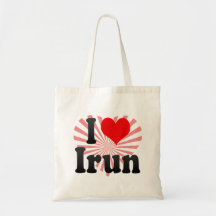 I Love Irun, Spain Bags