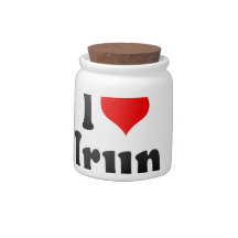 I Love Irun, Spain Candy Jars