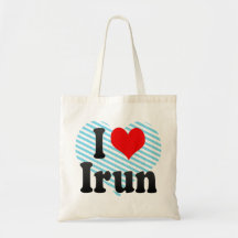 I Love Irun, Spain Canvas Bag