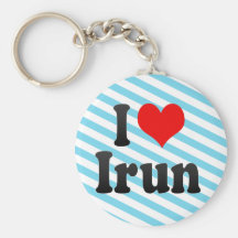 I Love Irun, Spain Key Chain