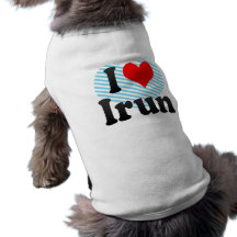 I Love Irun, Spain Pet Shirt