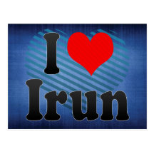 I Love Irun, Spain Post Cards