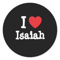 I love Isaiah heart custom personalized stickers by funnycustomtshirts I love Isaiah heart custom personalized stickers