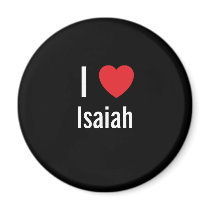 I love Isaiah magnets by funnycustomtshirts I love Isaiah magnets