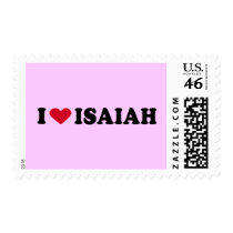 I LOVE ISAIAH postage