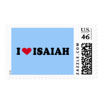 I LOVE ISAIAH postage