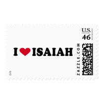I LOVE ISAIAH postage