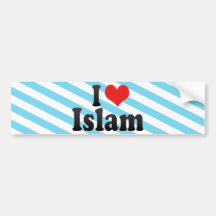 I Love Islam Bumper Sticker