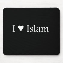 I Love Islam Mousepad by Bismillah101 I Love Islam Mousepad