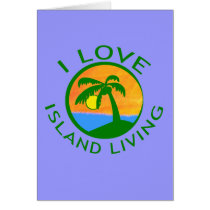 I Love Island Living Products Cards
