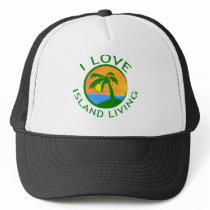 I Love Island Living Products hats