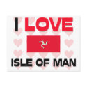 I Love Isle Of Man postcards by tshirtshirts I Love Isle Of Man postcards