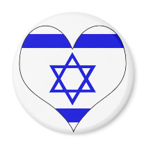 I Love Israel Fridge Magnet
