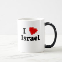 I Love Israel Mugs