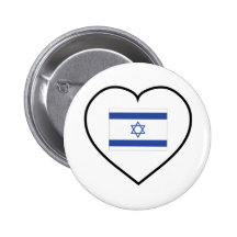I Love Israel Pins