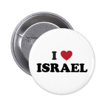 I Love Israel Pins