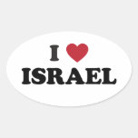 I Love Israel Stickers