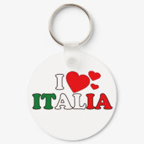 I Love Italia Keychain