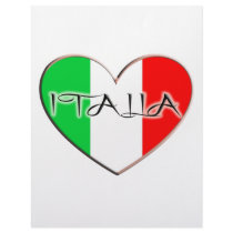 I LOVE ITALIA PERSONALIZED LETTERHEAD