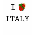 I Love Italy Boot Womens T-Shirt