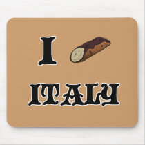 I Love Italy Cannoli mousepads