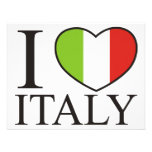 I Love Italy Personalized Invites