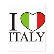 I Love Italy Post Card