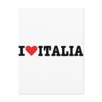 I love Italy postcards