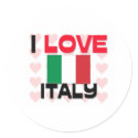 I Love Italy stickers by tshirtshirts I Love Italy stickers
