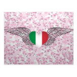 I Love Italy -wings Post Card