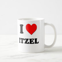 I Love Itzel Mugs