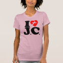 I LOVE J.C. t-shirts