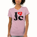 I LOVE J.C. t-shirts