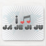 I Love Ja Je Ji Ju Mouse Pads