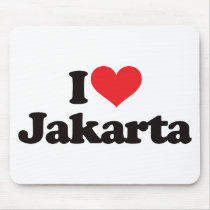I Love Jakarta mousepads