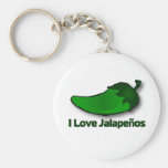 I Love Jalapenos Key Chain