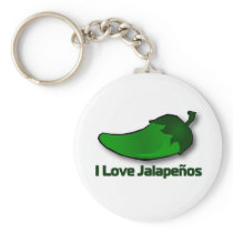 I Love Jalapenos keychains