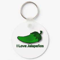 I Love Jalapenos keychains
