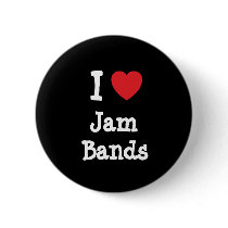 I love Jam Bands heart custom personalized buttons by funnycustomtshirts I love Jam Bands heart custom personalized buttons