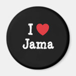 I love Jama heart T-Shirt Refrigerator Magnet