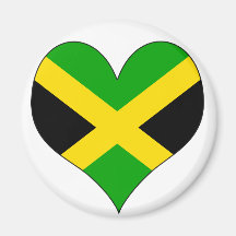 I Love Jamaica Fridge Magnet