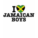 I Love Jamaican Boys t-shirts