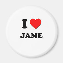 I love Jame Magnets