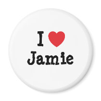 I love Jamie heart T-Shirt magnets by funnycustomtshirts I love Jamie heart T-Shirt magnets