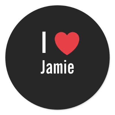 I love Jamie Stickers by funnycustomtshirts