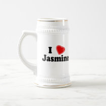 I Love Jasmine mugs by Name_Gear I Love Jasmine mugs